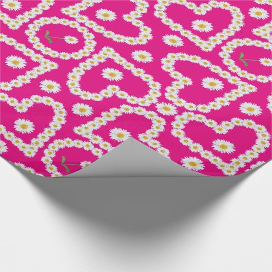 Benutzerdefiniertes Abwrackpapier, Daisy Chains au Geschenkpapier (Ecke)