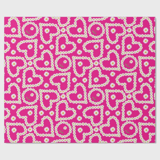 Benutzerdefiniertes Abwrackpapier, Daisy Chains au Geschenkpapier (Flach)