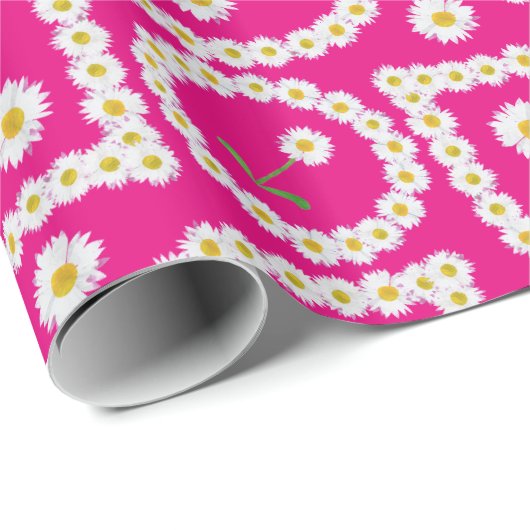Benutzerdefiniertes Abwrackpapier, Daisy Chains au Geschenkpapier (Rolleneckpunkt)