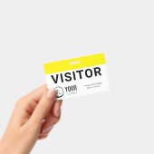 Benutzerdefiniertes Abzeichen der Besucherkennung Ausweis (Handheld)