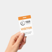 Benutzerdefiniertes Abzeichen der Besucherkennung Ausweis (Handheld)