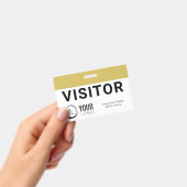 Benutzerdefiniertes Abzeichen der Besucherkennung Ausweis (Handheld)