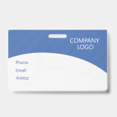 Benutzerdefiniertes Abzeichen für Mitarbeiter, Bar Ausweis (Rückseite)