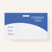 Benutzerdefiniertes Abzeichen für Mitarbeiter, Bar Ausweis (Rückseite)