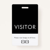 Benutzerdefiniertes Abzeichen für Schulbesucher mi Ausweis (Rückseite)