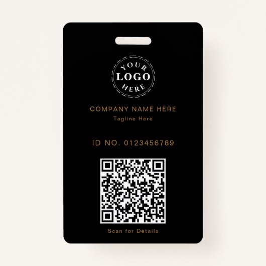 Benutzerdefiniertes Abzeichen für Sleek - Logos un Ausweis (Vorderseite)