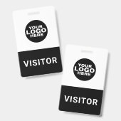 Benutzerdefiniertes Abzeichen für Visitenkarten-ID Ausweis (Vorder- & Rückseite)