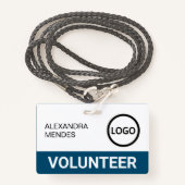 Benutzerdefiniertes Abzeichen-Lanyard-Event-Team-L Ausweis (Vorderseite mit Schlüsselband)