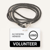 Benutzerdefiniertes Abzeichen-Lanyard-Event-Team-L Ausweis (Vorderseite mit Schlüsselband)