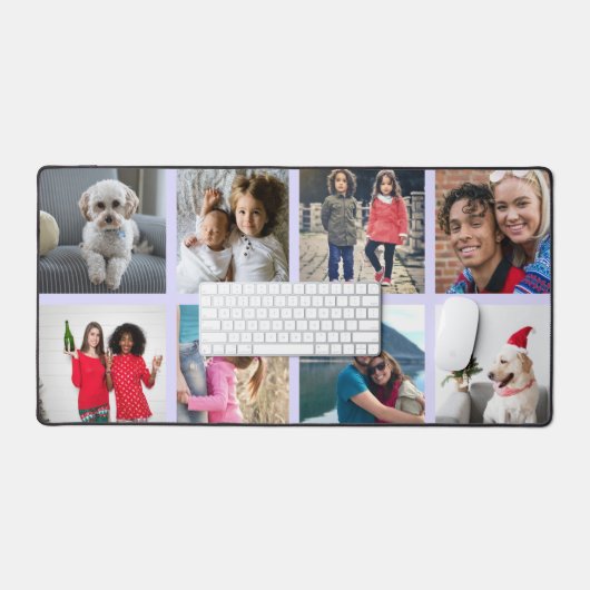 Benutzerdefiniertes achtes Foto Personalisiert Schreibtischunterlage (Tastatur & Maus)