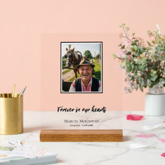 Benutzerdefiniertes Acryl Memorabile Foto Acrylschild