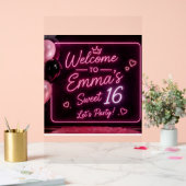 Benutzerdefiniertes Acryl-Willkommensschild mit Ne Acrylschild (Hochzeit)