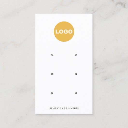 Benutzerdefiniertes Add-Logo 6 Sitzplatzvorratsbeh Visitenkarte (Vorderseite)