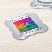 Benutzerdefiniertes Add-Logo für Imitate Silver Me Untersetzer (angewinkelt)