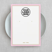 Benutzerdefiniertes Add-Logo, hellrosa, ohrfarbene