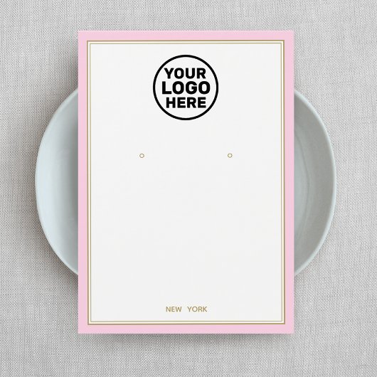 Benutzerdefiniertes Add-Logo, hellrosa, ohrfarbene