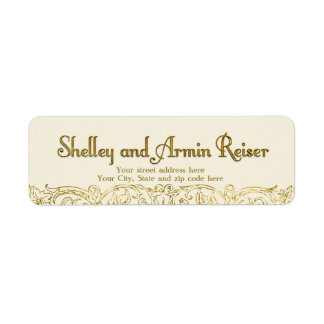 Benutzerdefiniertes Adressetikett Shelley