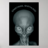 Benutzerdefiniertes Alien-Poster Poster (Vorne)