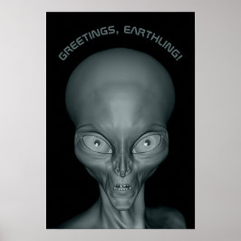 Benutzerdefiniertes Alien-Poster Poster