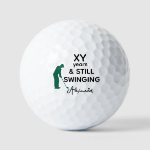 Benutzerdefiniertes Alter lustig noch mit Namen sc Golfball