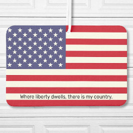 Benutzerdefiniertes amerikanisches Flag-Auto Autolufterfrischer