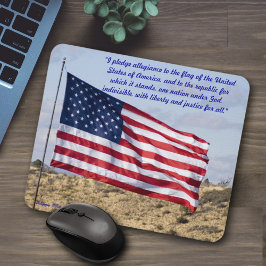 Benutzerdefiniertes amerikanisches Flag-Foto für F Mousepad