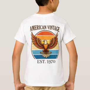 Benutzerdefiniertes amerikanisches Vintage-T-Shirt T-Shirt
