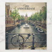 Benutzerdefiniertes Amsterdamer Set Weinetikett (Einzelnes Label)