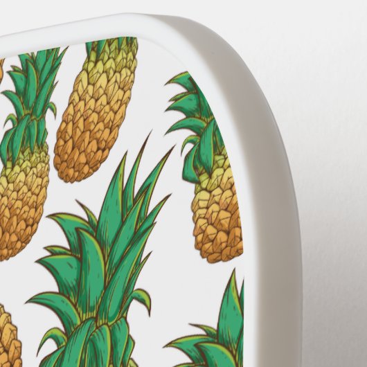 Benutzerdefiniertes Ananas-Muster Pickleball Schläger (Linke Seite)