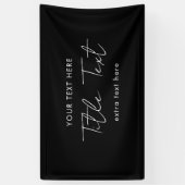 Benutzerdefiniertes Ändern von Bannern Signieren M Banner (Vertikal)