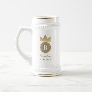 Benutzerdefiniertes Anfangs-Geschenk für den Trauz Bierglas