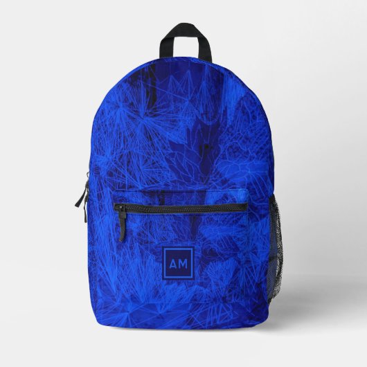 Benutzerdefiniertes Anfangsblau Bedruckter Rucksack (Vorderseite)