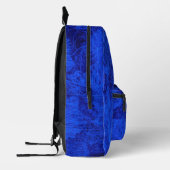 Benutzerdefiniertes Anfangsblau Bedruckter Rucksack (Links)