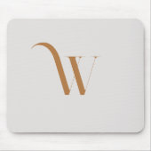 Benutzerdefiniertes Anfangsmonogramm Name Klasse B Mousepad (Vorne)