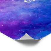 Benutzerdefiniertes Angebot für den Bereich Wasser Poster (Ecke)