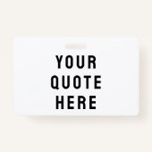 Benutzerdefiniertes Angebot Hier Personalisierter  Ausweis (Vorderseite)