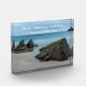 Benutzerdefiniertes Angebot Schreiben Sie Ihren Te Fotoblock (Links)