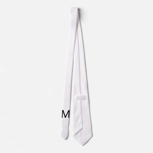 Benutzerdefiniertes Anpassen des Monogrammdesigns Krawatte (Rückseite)