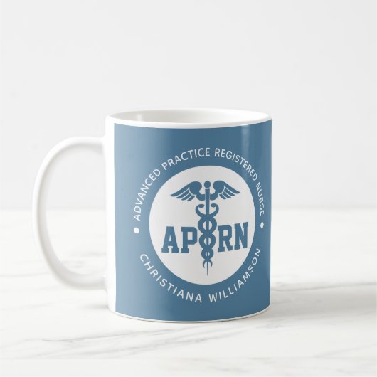 Benutzerdefiniertes APRN Fortgeschrittene Praxis E Kaffeetasse (Links)