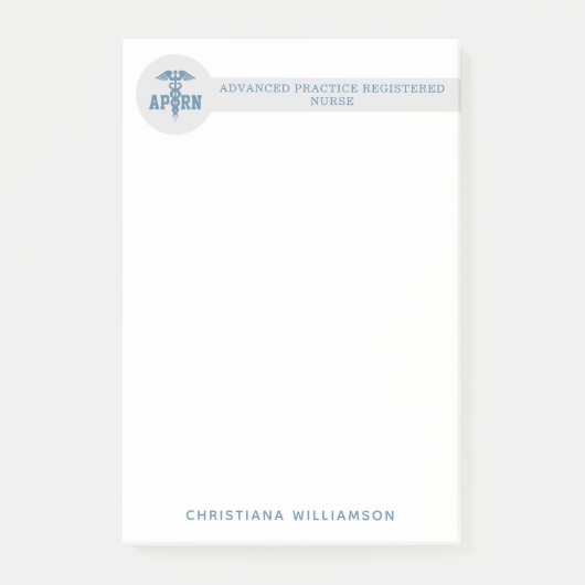 Benutzerdefiniertes APRN Fortgeschrittene Praxis E Post-it Klebezettel (Vorderseite)
