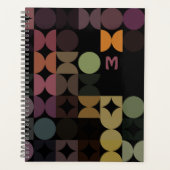 Benutzerdefiniertes Aquamarin blaues, braun-schwar Planer (Vorderseite)