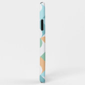 Benutzerdefiniertes Aquamarines blaues, grünes Ret Case-Mate iPhone Hülle (Hinten/Rechts)