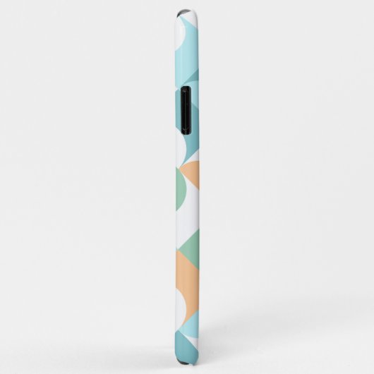 Benutzerdefiniertes Aquamarines blaues, grünes Ret Case-Mate iPhone Hülle (Hinten/Rechts)