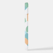 Benutzerdefiniertes Aquamarines blaues, grünes Ret iPhone Hülle (Rechte Seite)