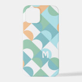 Benutzerdefiniertes Aquamarines blaues, grünes Ret iPhone Hülle (Rückseite)