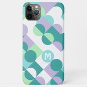 Benutzerdefiniertes Aquamarines blaues Mini-grünes Case-Mate iPhone Hülle (Rückseite)