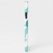 Benutzerdefiniertes Aquamarines blaues Mini-grünes iPhone Hülle (Rechte Seite)