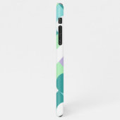 Benutzerdefiniertes Aquamarines blaues Mini-grünes iPhone Hülle (Linke Seite)