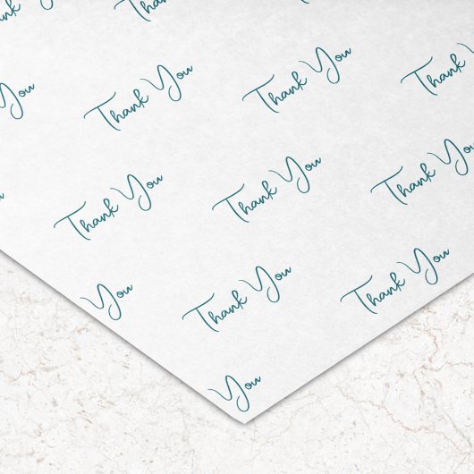 Benutzerdefiniertes Aquamarines Textmuster Vielen Seidenpapier