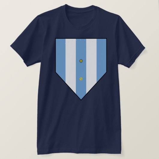 Benutzerdefiniertes Argentinien 10 T-Shirt | Vinta (Design vorne)